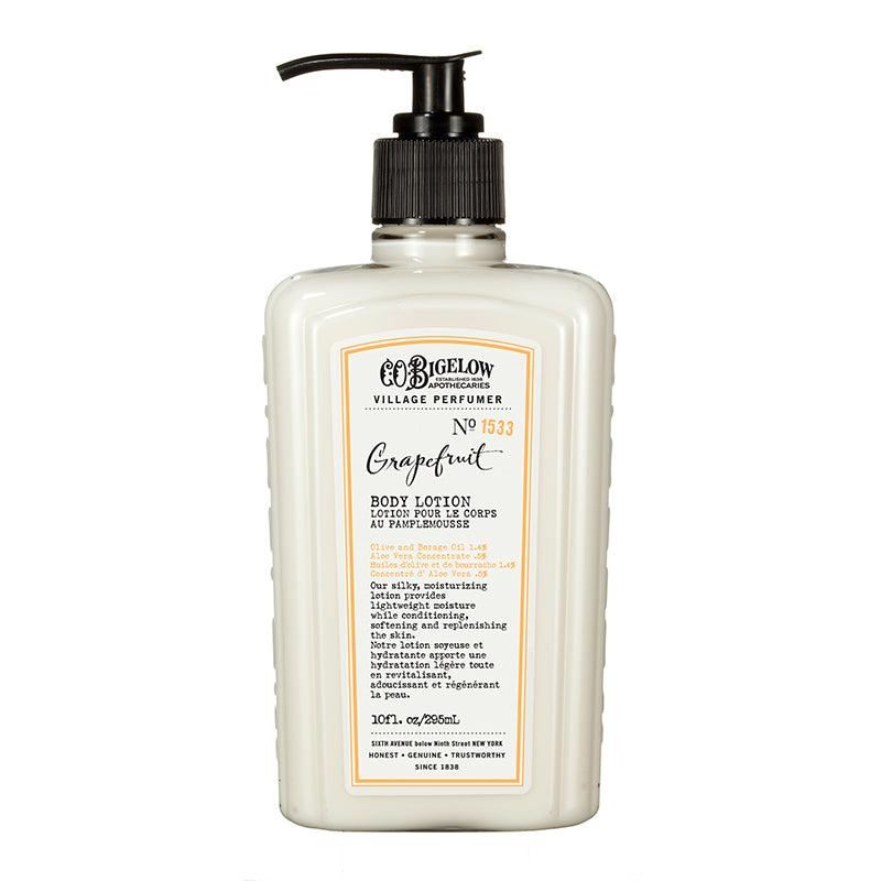Village Perfumer - Grapefruit Body Lotion No. 1533 – C.O. Bigelow