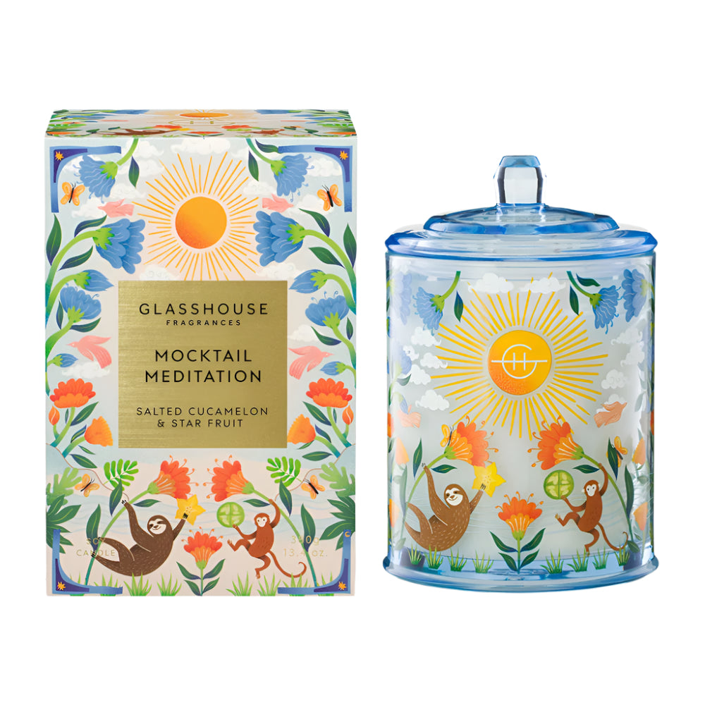 グラスハウスキャンドル Mocktail Meditation Mocktail Meditation Soy Candle – C.O. Bigelow
