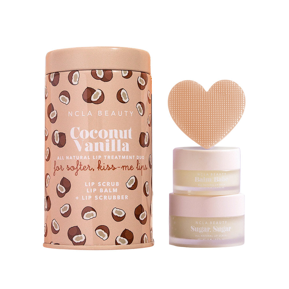 Coconut Vanilla Lip Care Duo + Lip Scrubber – C.O. Bigelow