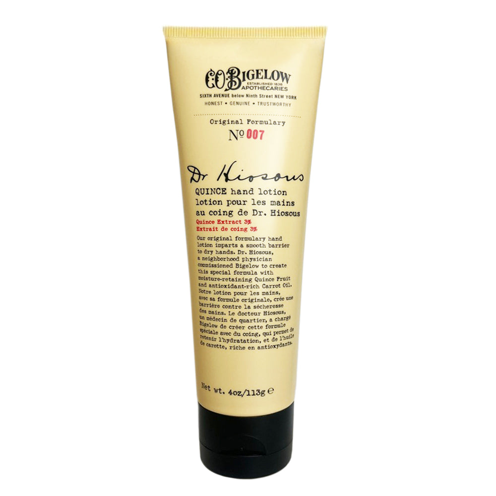 Dr. Hiosous Quince Hand Lotion No. 007 - 4 oz – C.O. Bigelow
