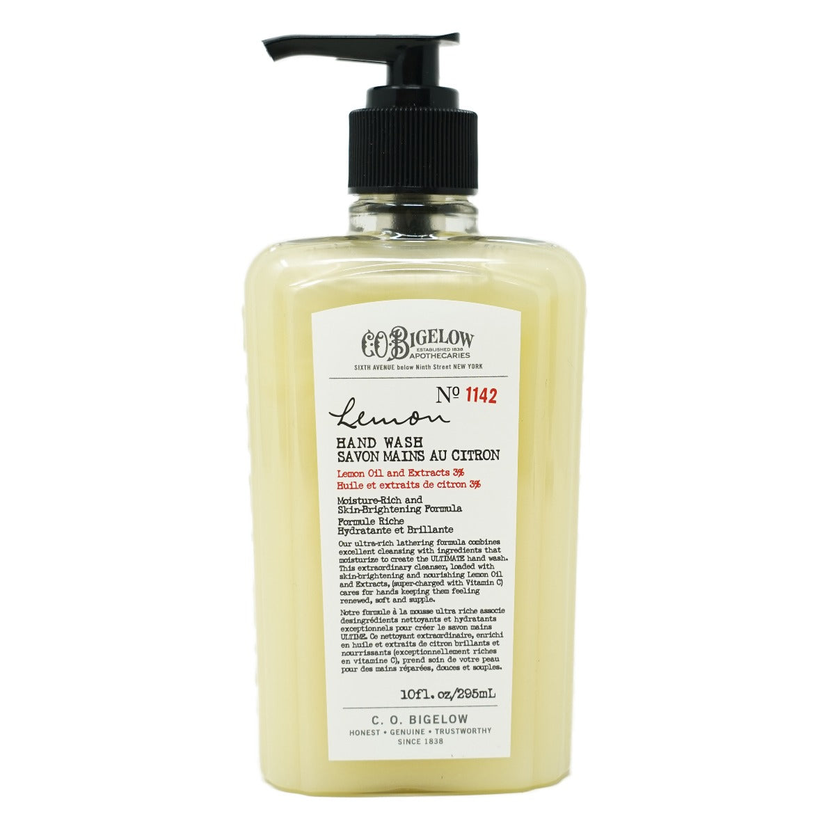 C.O. Bigelow Lemon Hand Wash 10 2024 oz