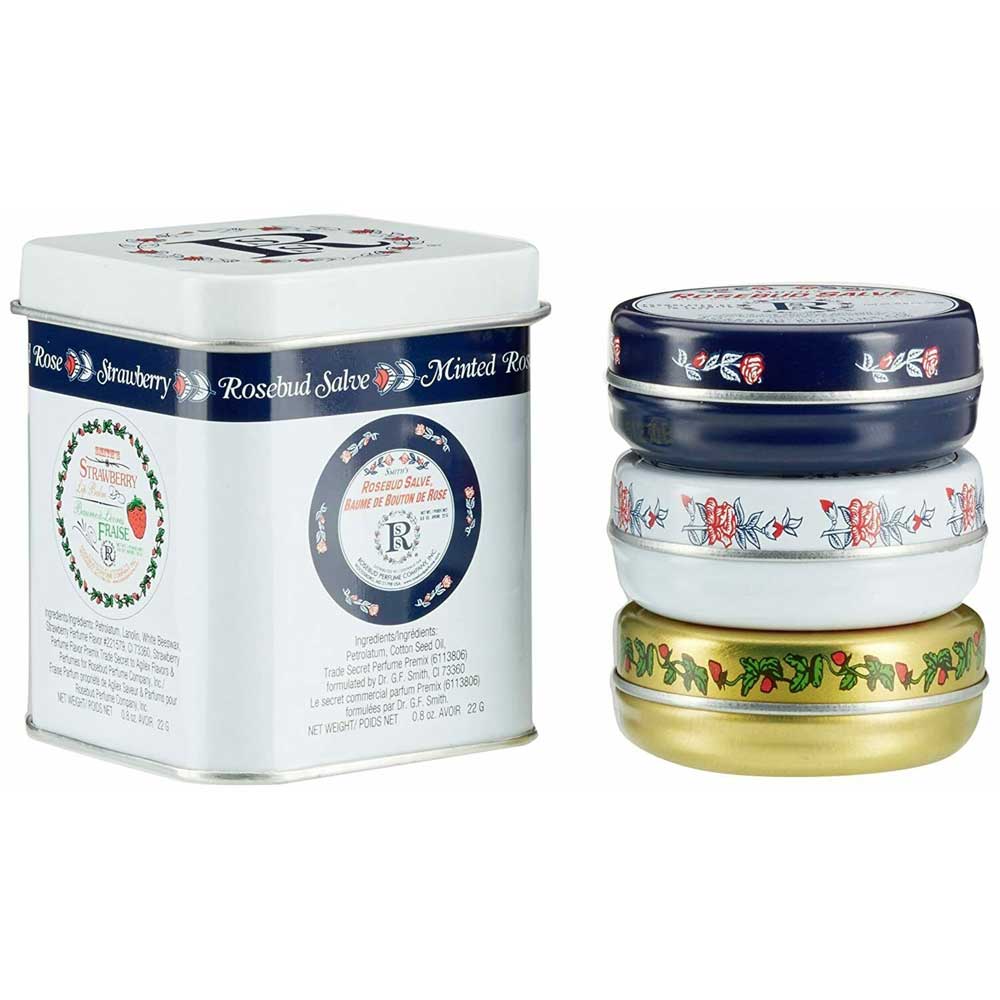 Smith's Rosebud Three Lavish Layers of Lip Balm (Gift Tin) – C.O.