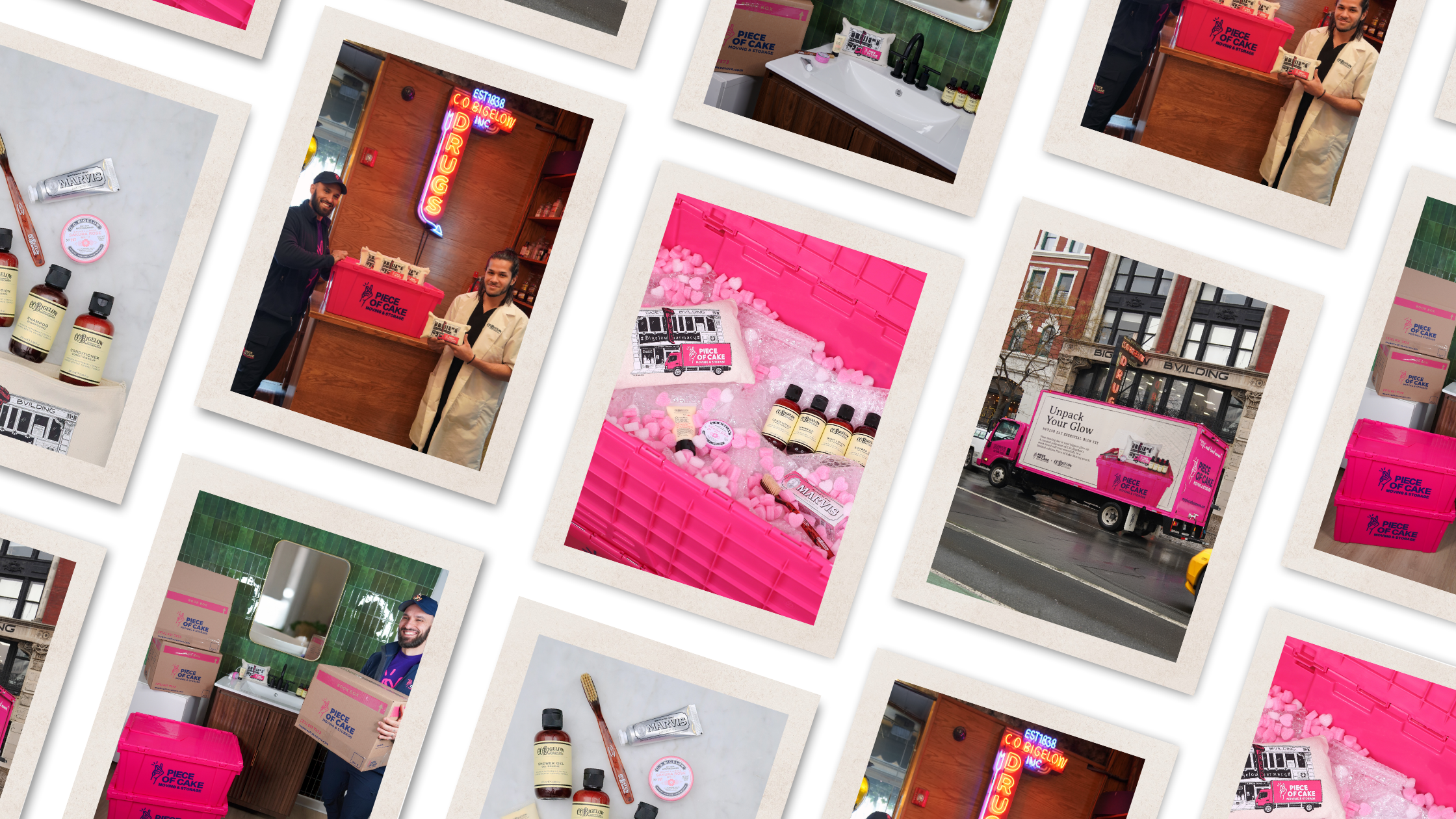 Unpack Your Glow: Introducing Piece of Cake Moving × C.O. Bigelow