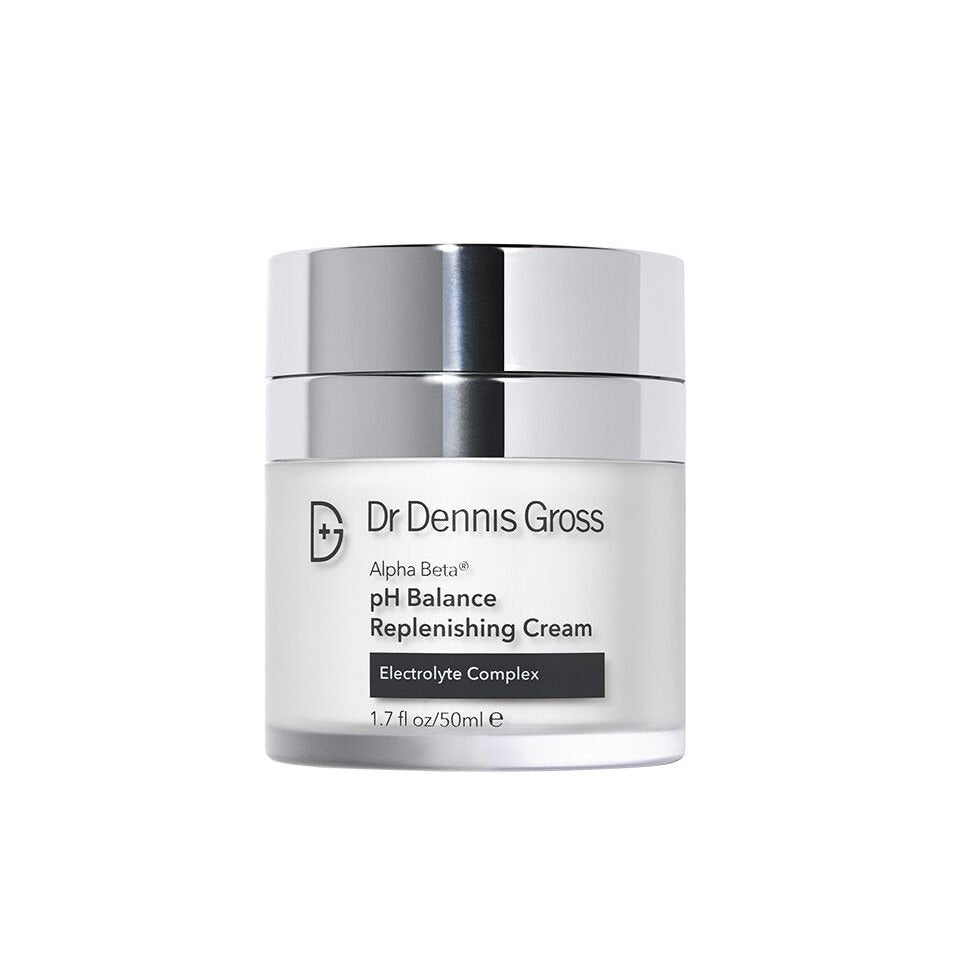 Dr. Dennis Gross pH Balance Replenishing Cream jar on a white background
