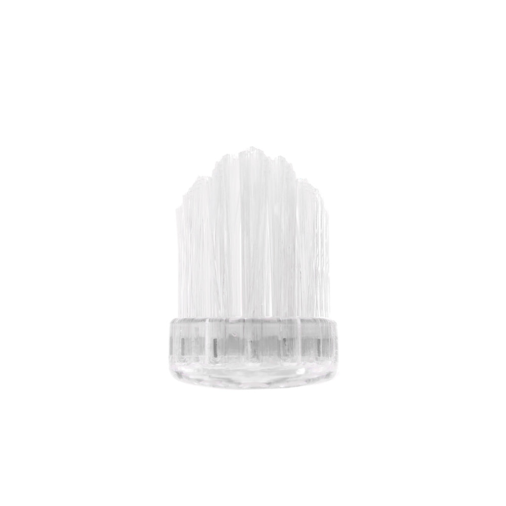 Clear Supersmile Toothbrush with a unique design on a white background