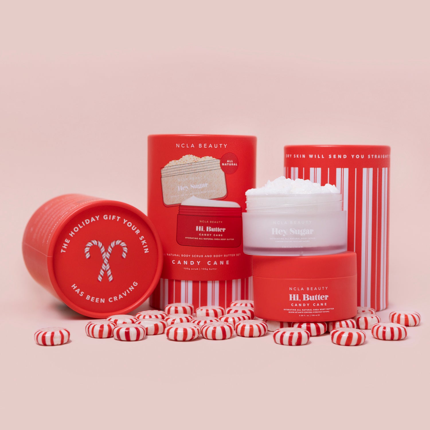 Candy Cane Body Care Set