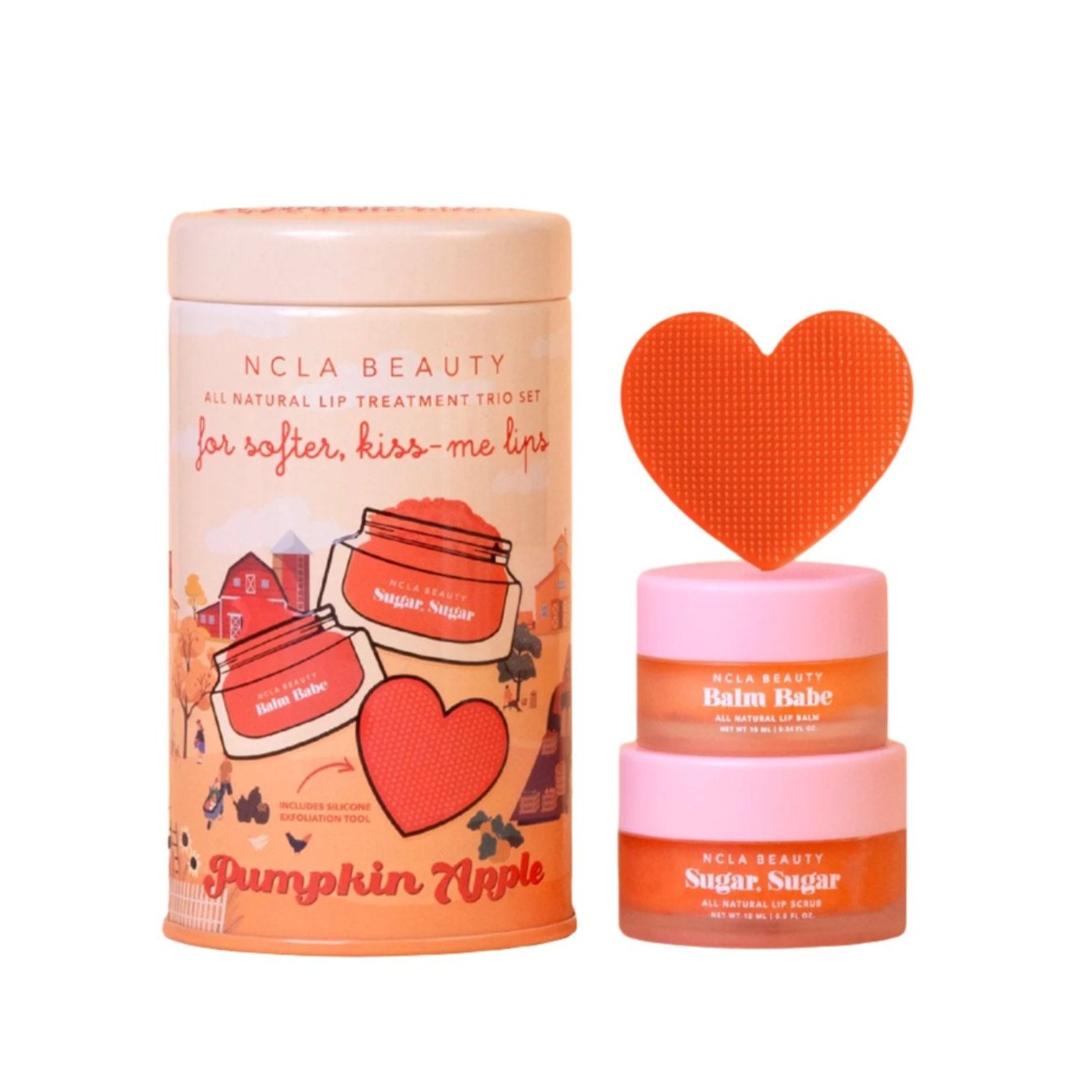 Pumpkin Apple Lip Care Duo + Lip Scrubber