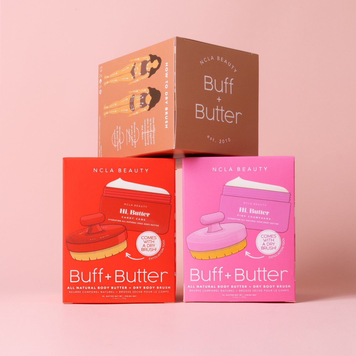 Buff & Butter Set - Pink Champagne