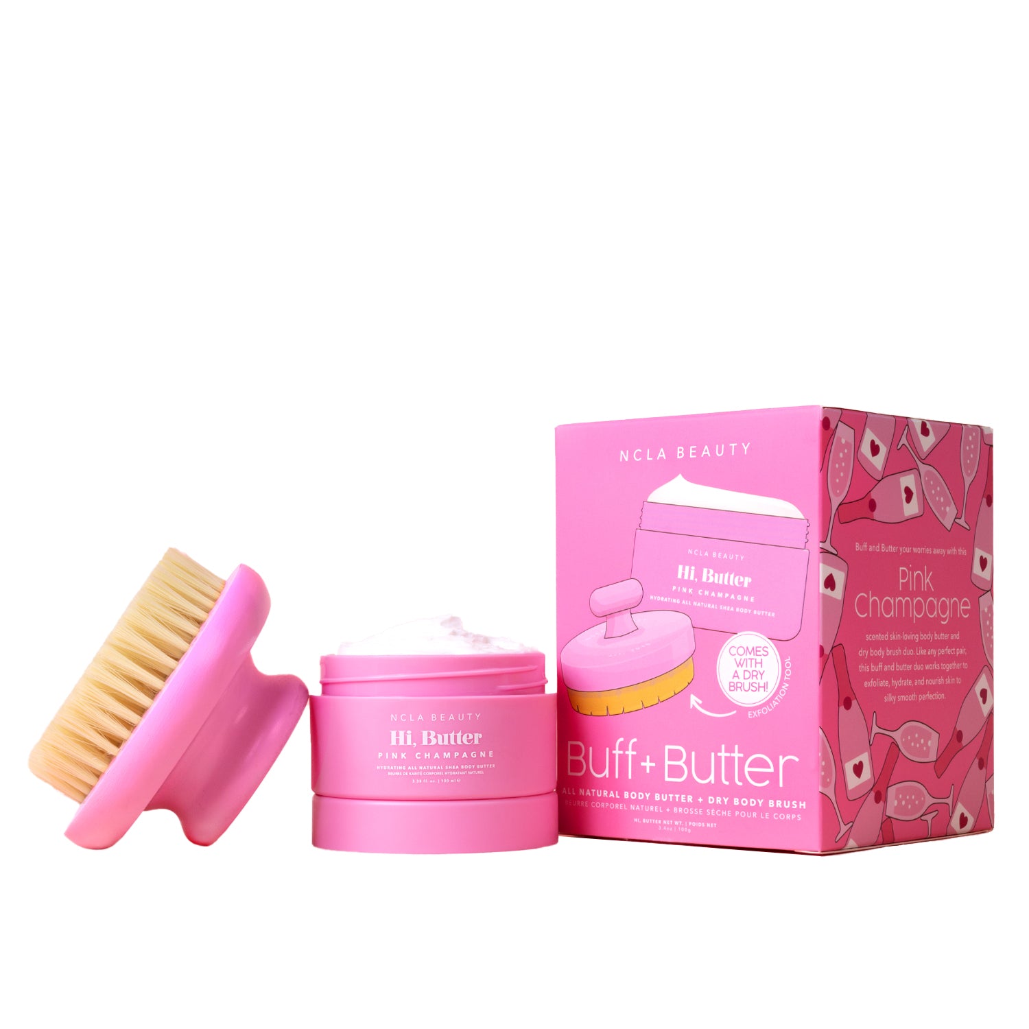 Buff & Butter Set - Pink Champagne