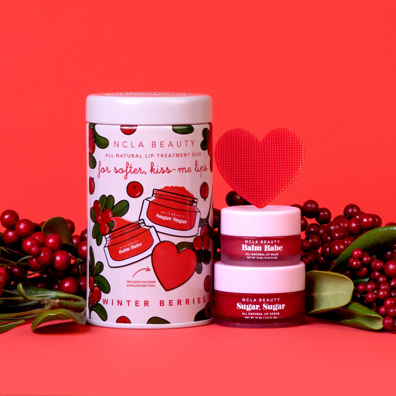 Winter Berries Lip Care Duo + Lip Scrubber