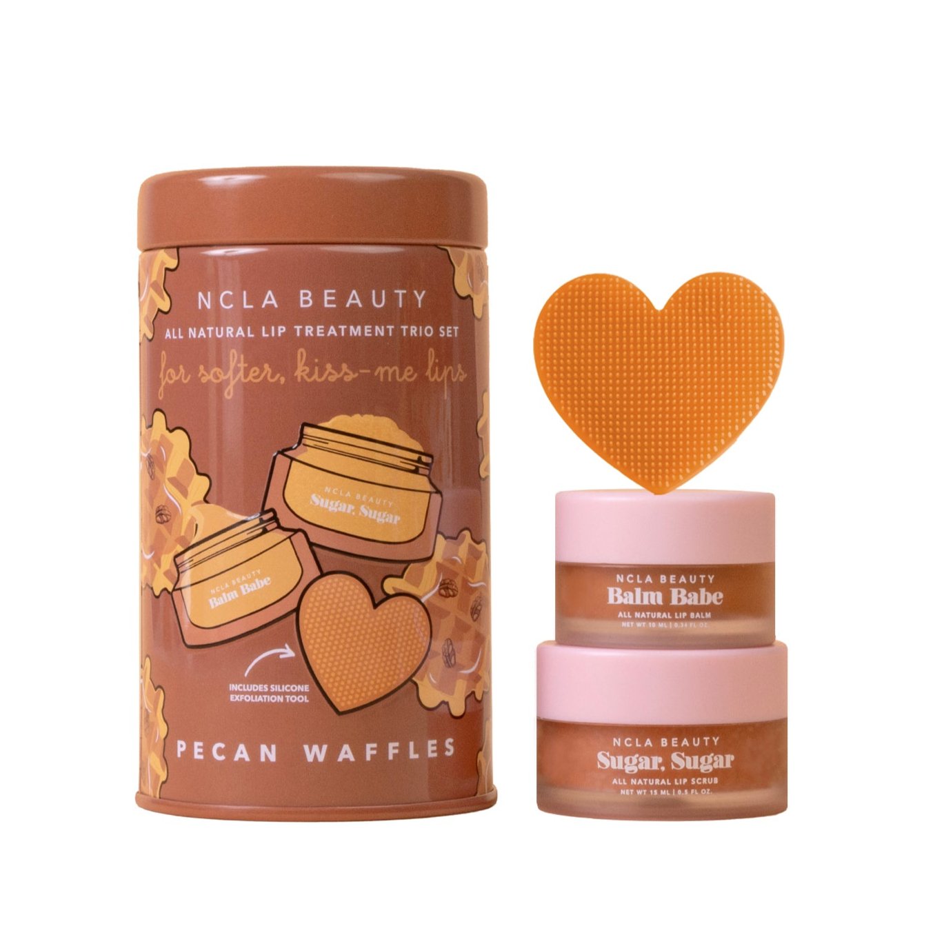 Pecan Waffles Lip Care Duo + Lip Scrubber