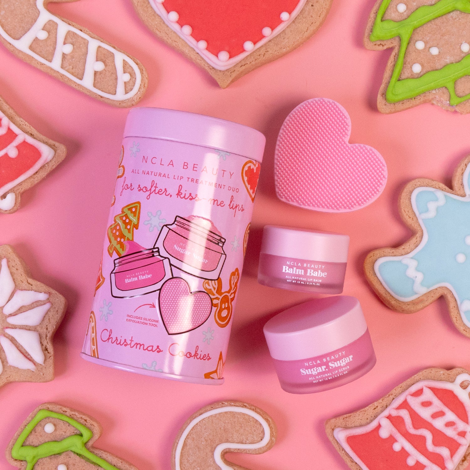 Christmas Cookies Lip Care Duo + Lip Scrubber