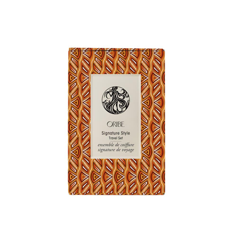 Signature Style orange print packaging 