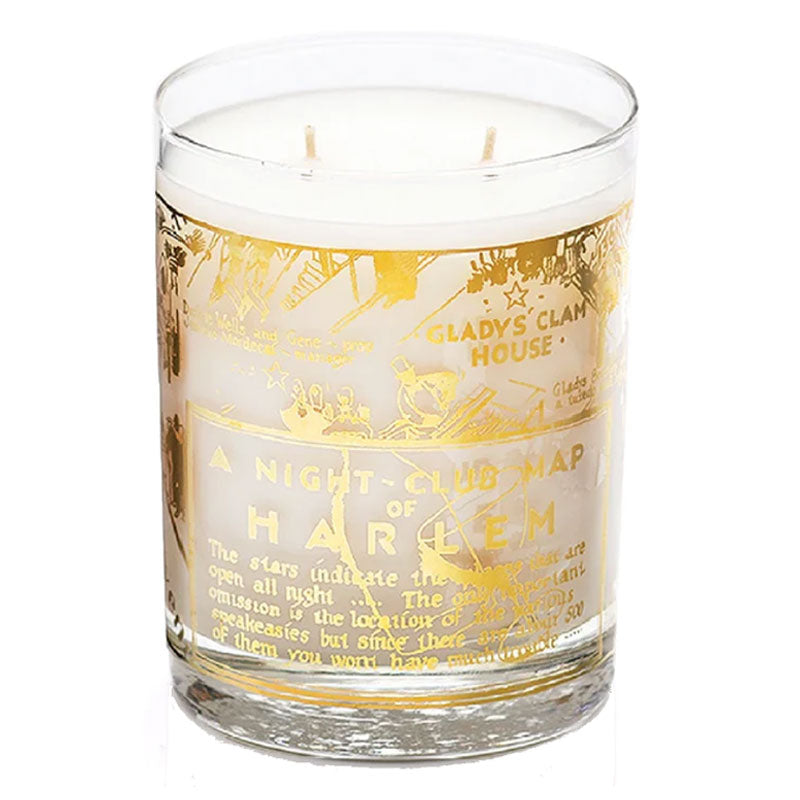 Savoy - 22k Gold Nightclub Map of Harlem Two-Wick Candle