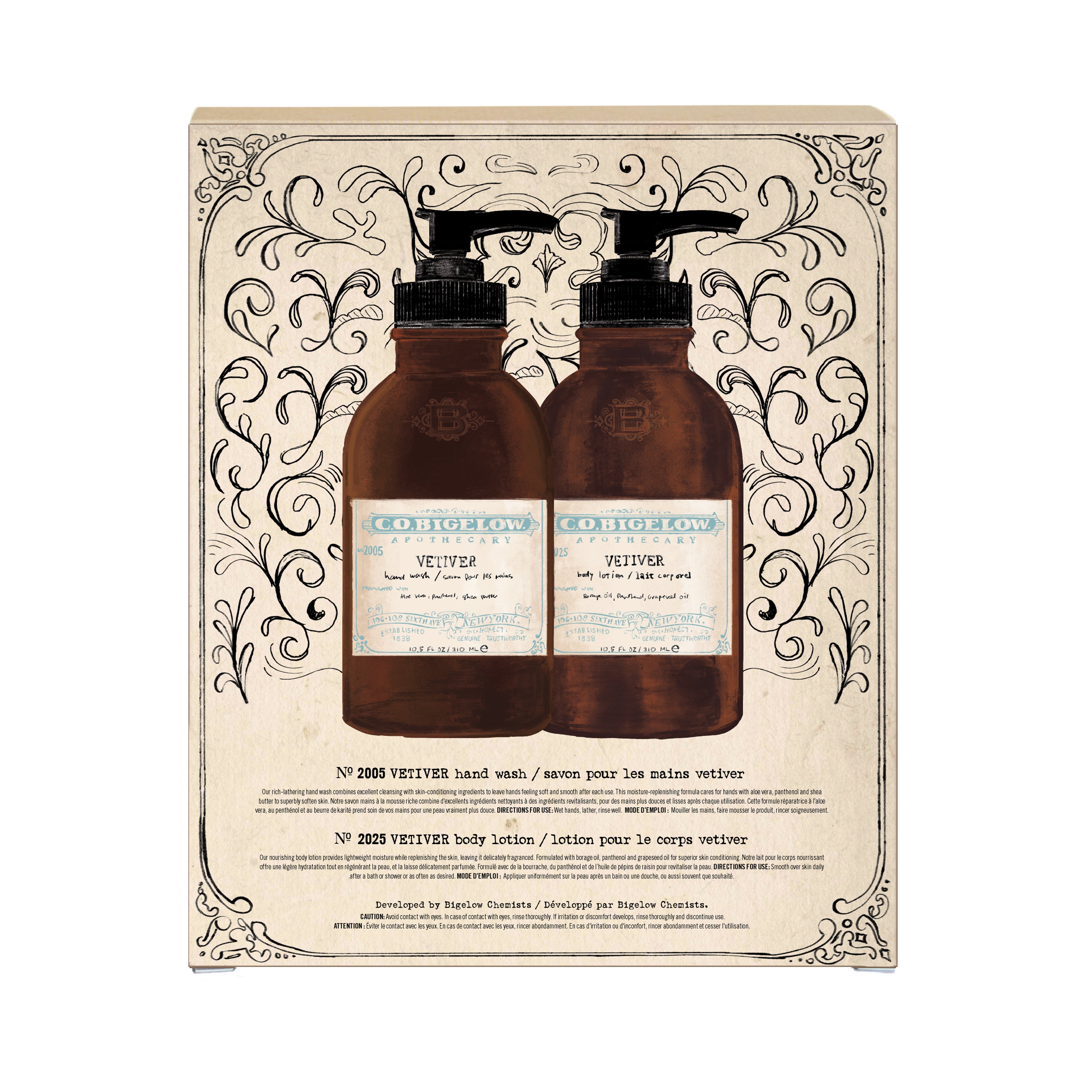 Iconic Collection Set - Vetiver - Hand Wash & Body Lotion
