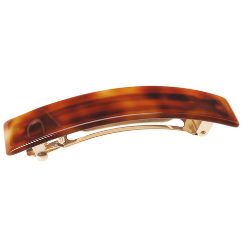 FRANCE LUXE CLASSIC RECTANGLE BARRETTE - CLASSICS Small Luxury Rectangle Barrette - Classic — France Luxe main image 3