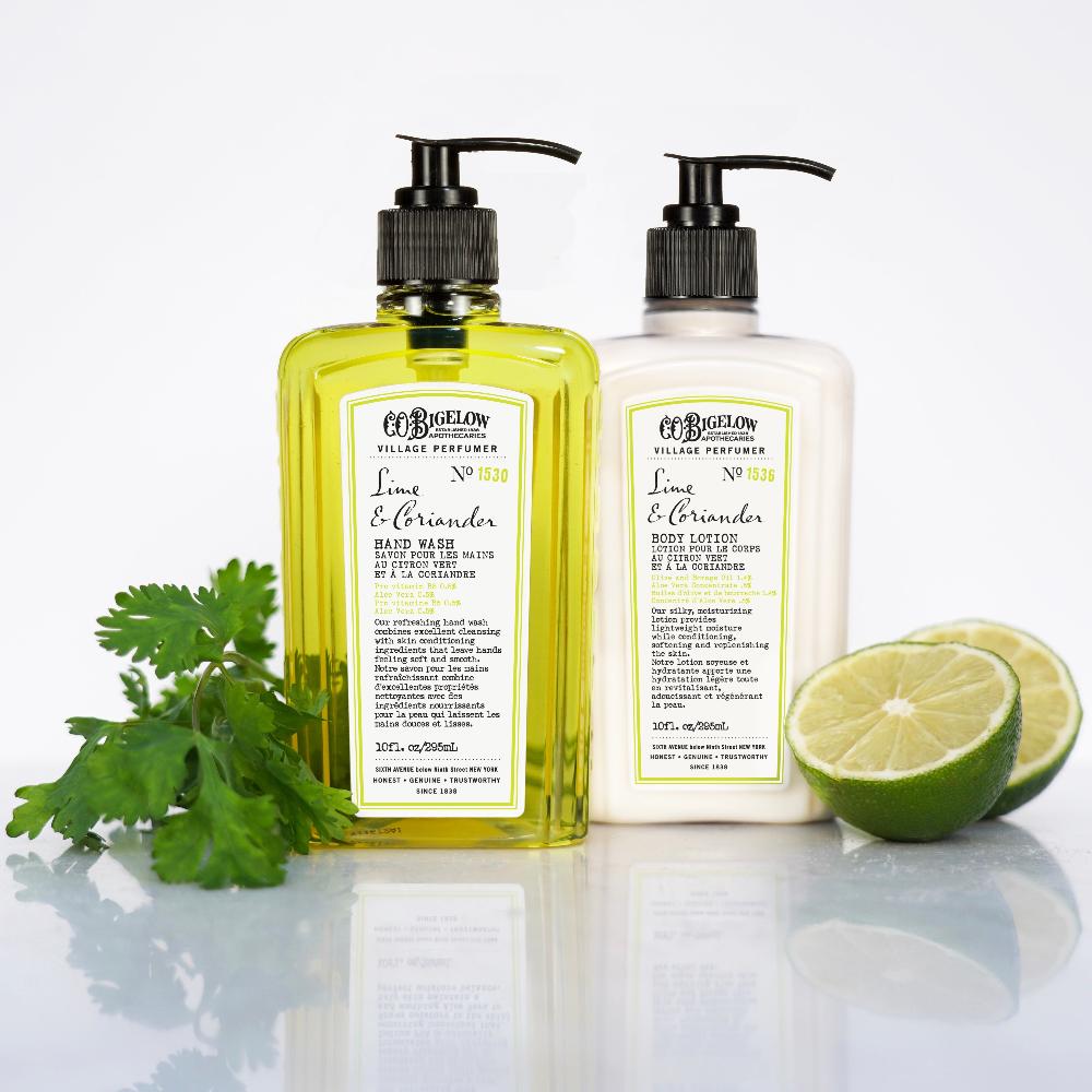 Village Perfumer - Lime & Coriander Hand Care Duo - Apothecary Box