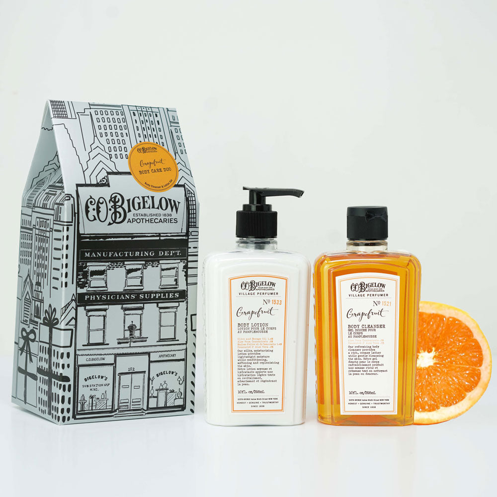 Village Perfumer - Grapefruit Body Care Duo - Apothecary Box