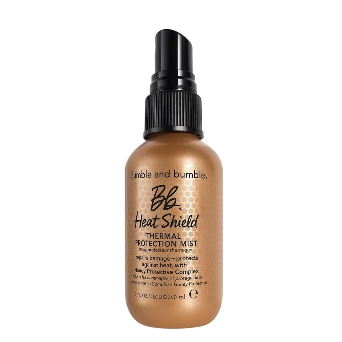 Bumble and bumble Heat Shield Thermal Protection Mist bottle on a white background