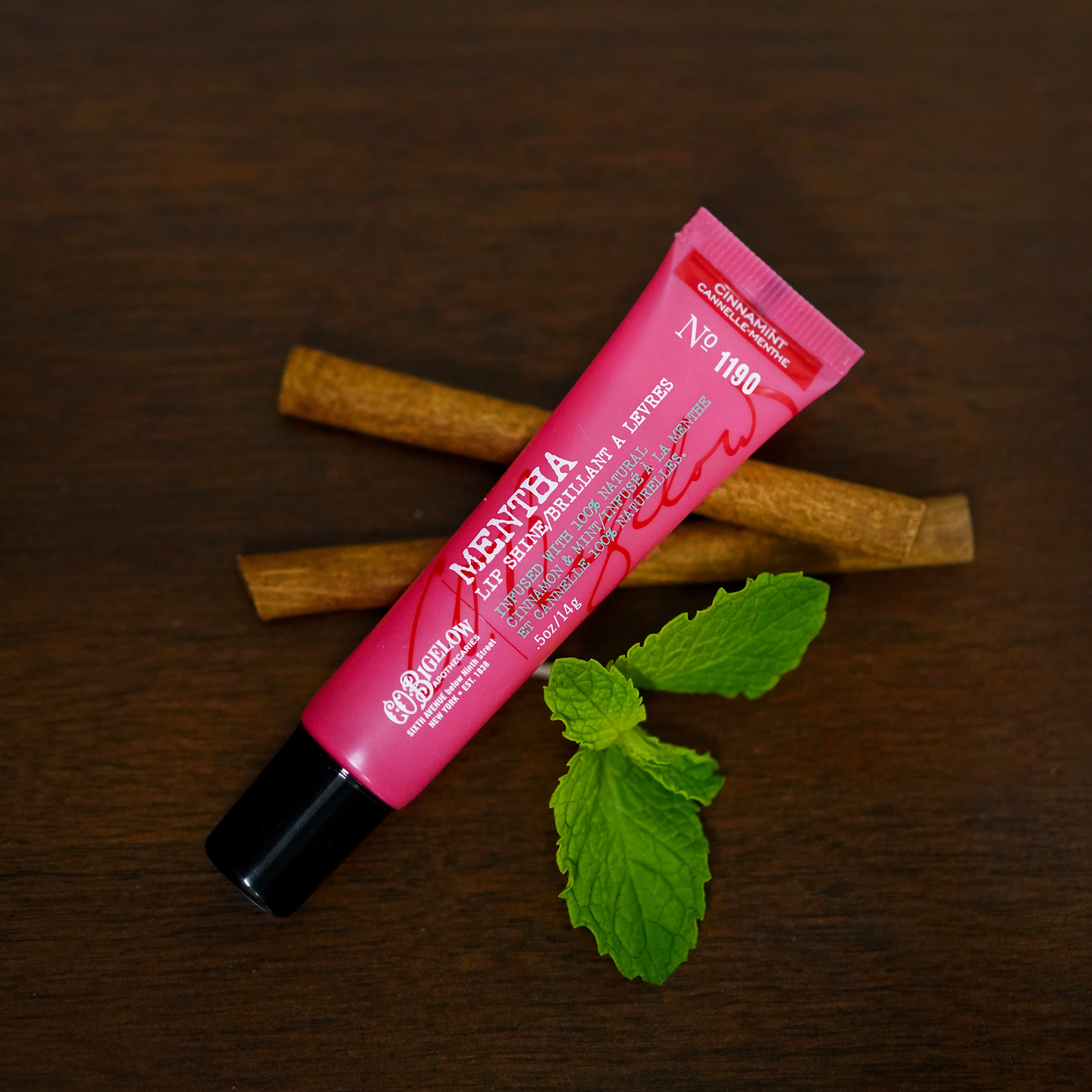 c.o. bigelow mentha lip balm Cinnamint Lip Shine No. 1190 – C.O. Bigelow