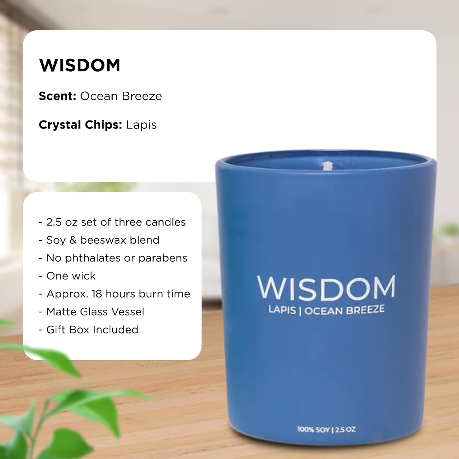 Chill Vibes Crystal Manifestation Votive Set