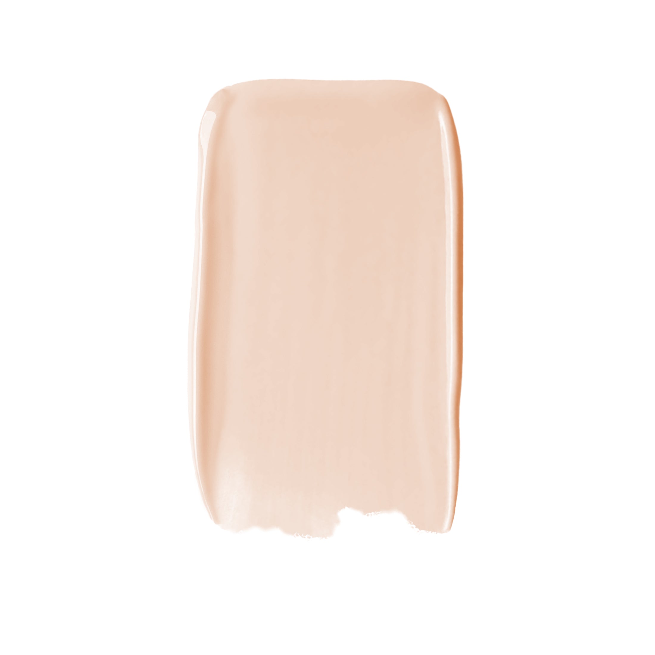 Beige makeup swatch on a white background