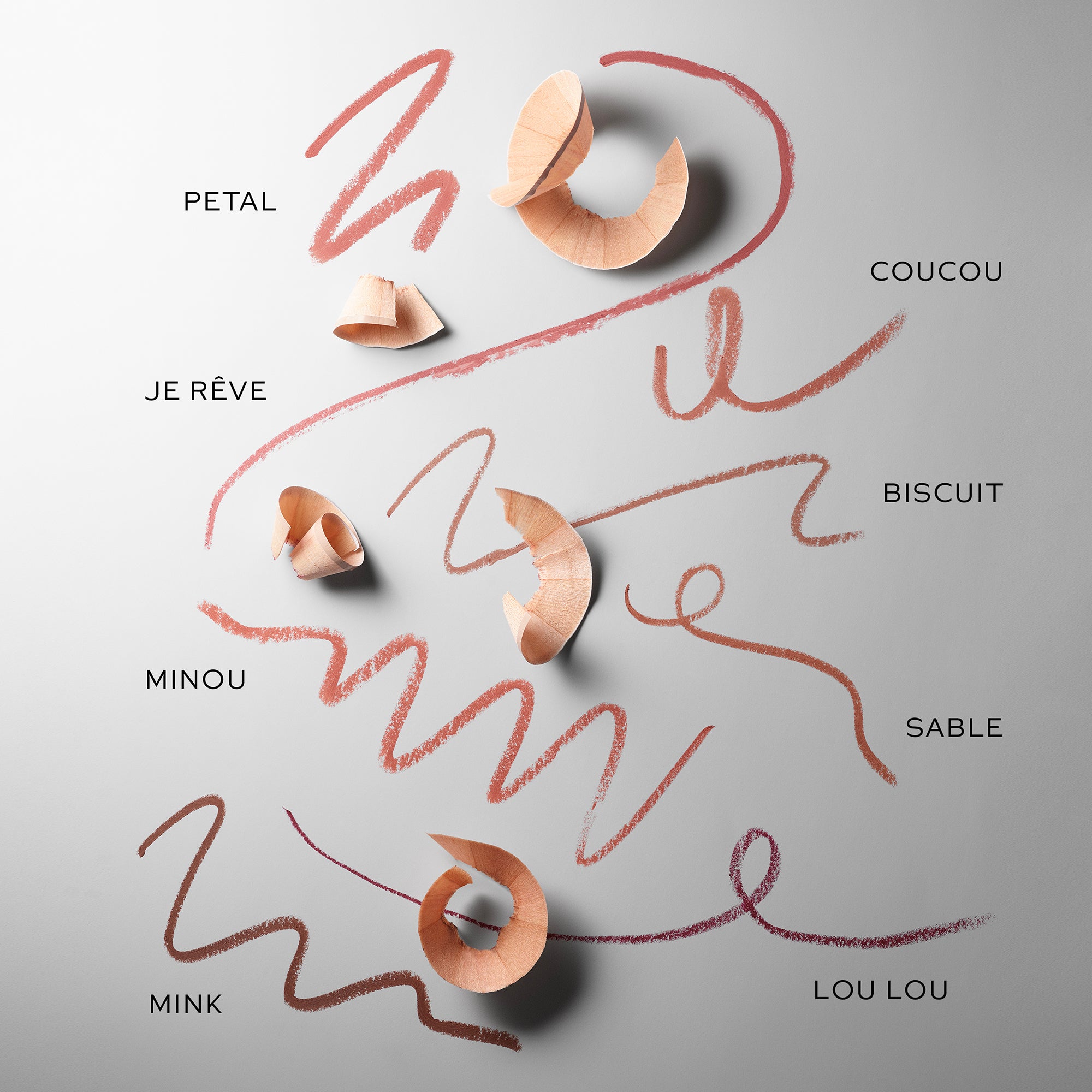 Westman Atelier Lip Liner swatches