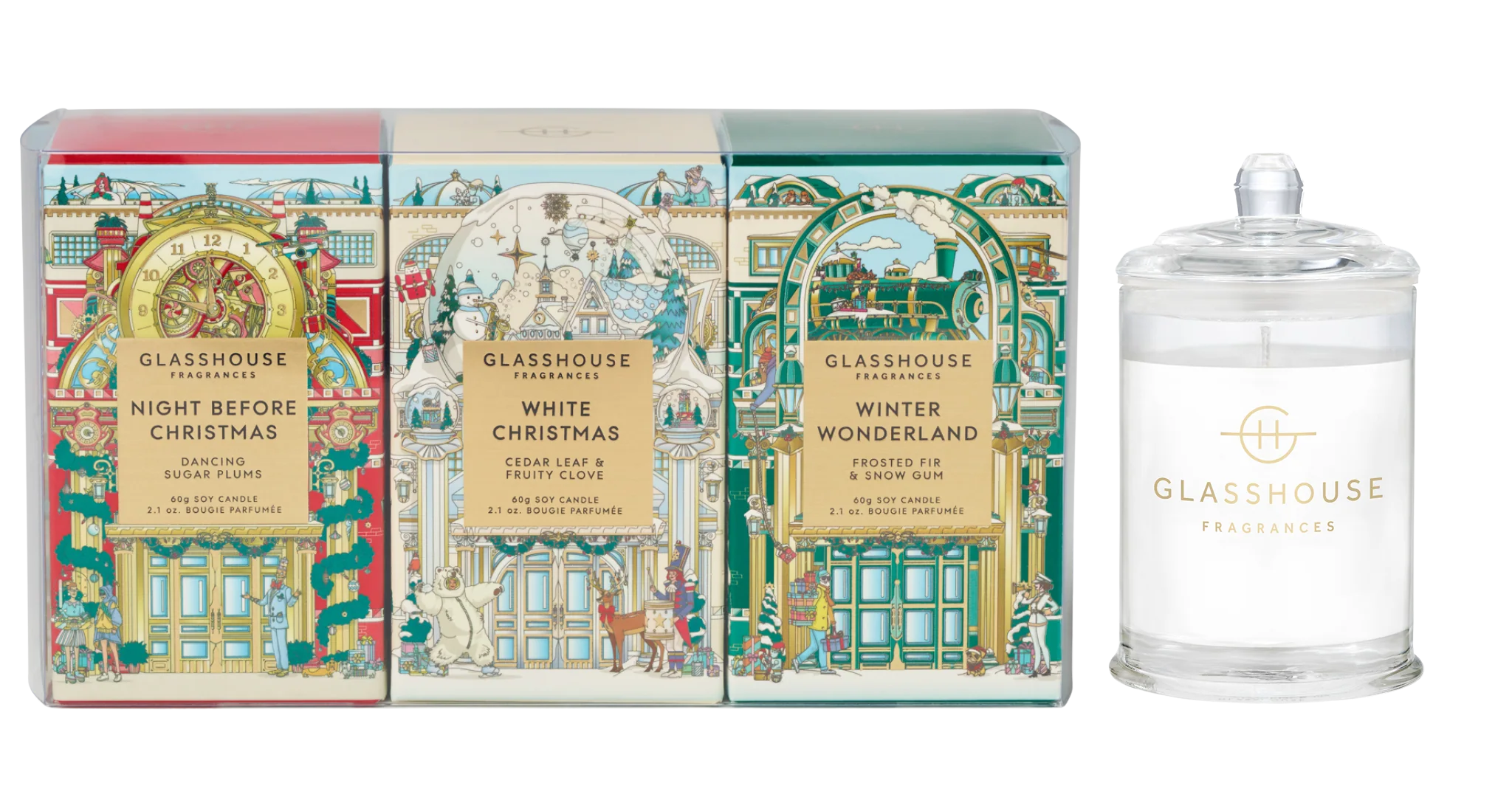 Holiday Votive Candle Trio