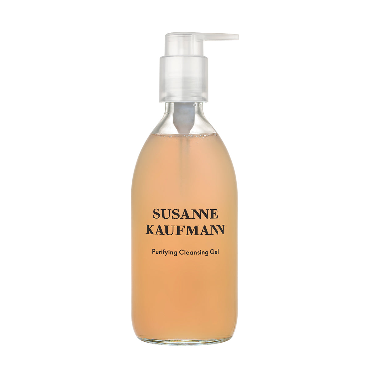 Bottle of Susanne Kaufmann Purifying Cleansing Gel on a white background