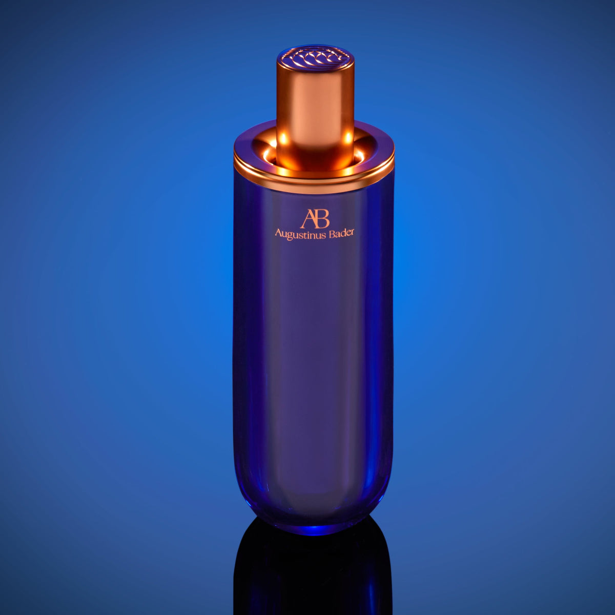 Augustinus Bader The Serum Complete Set on a blue background.