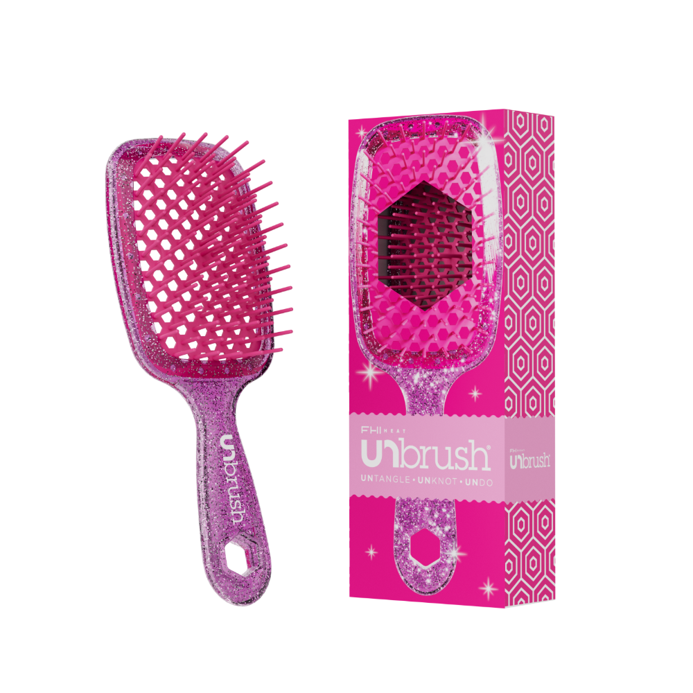 UNbrush Detangling - Rose Quartz Glitter