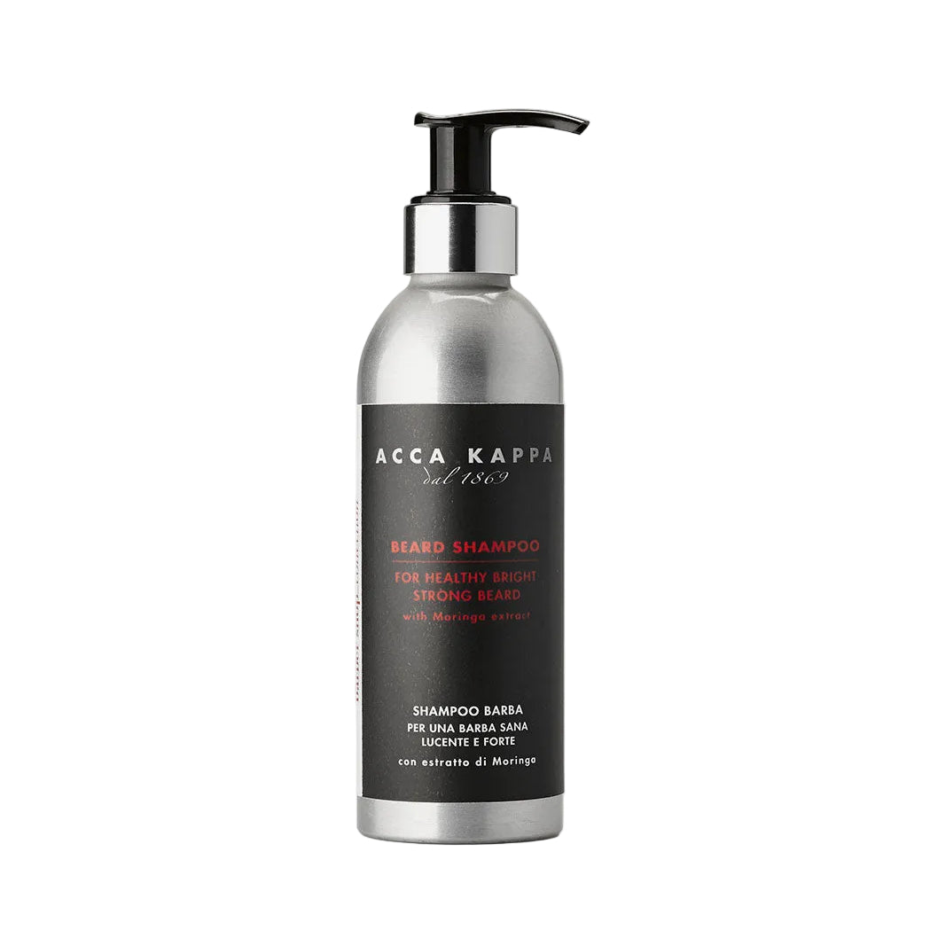 Acqua Kappa beard shampoo bottle on a white background