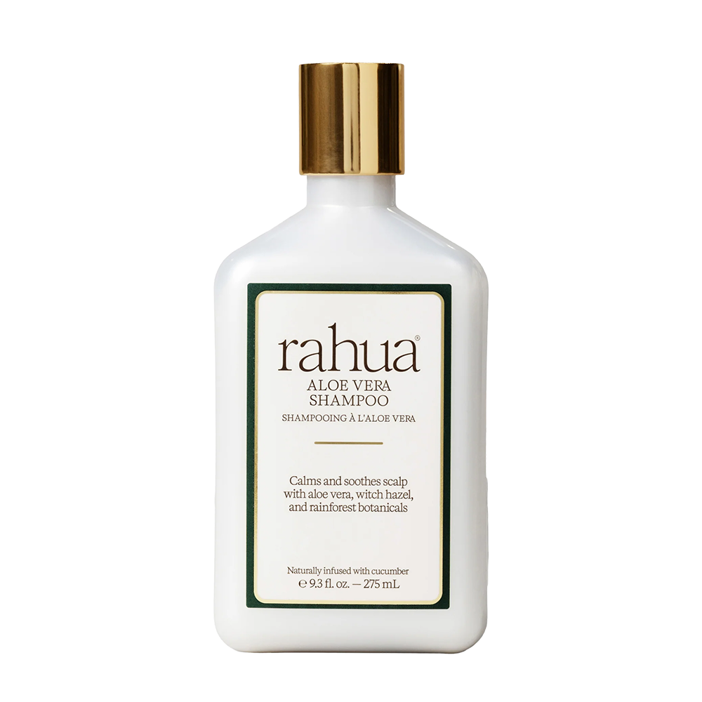 Aloe Vera Shampoo bottle on a white background