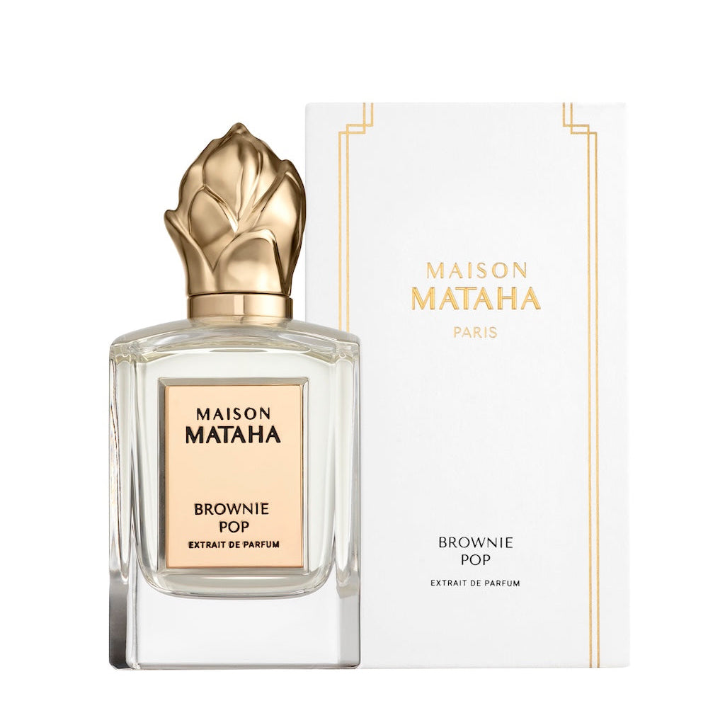 Maison Mataha perfume next to packaging on a white background