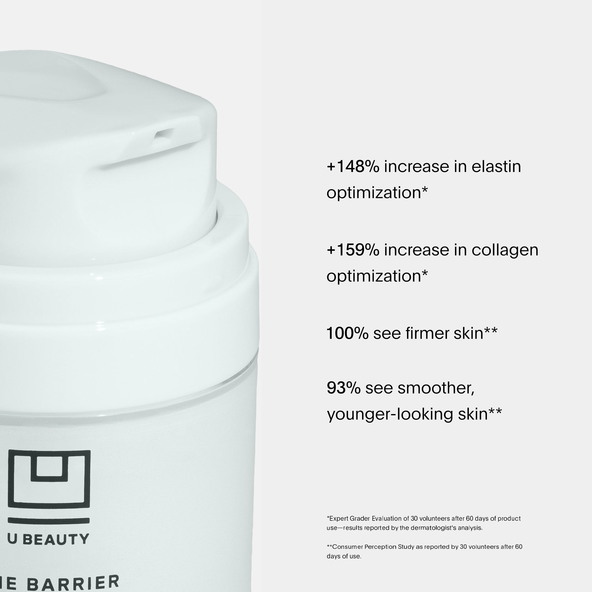 U Beauty's The BARRIER Bioactive Treatment claims.