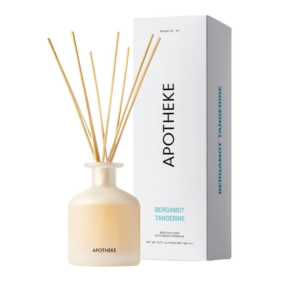 Apotheke Bergamot Tangerine Diffuser on a white background.