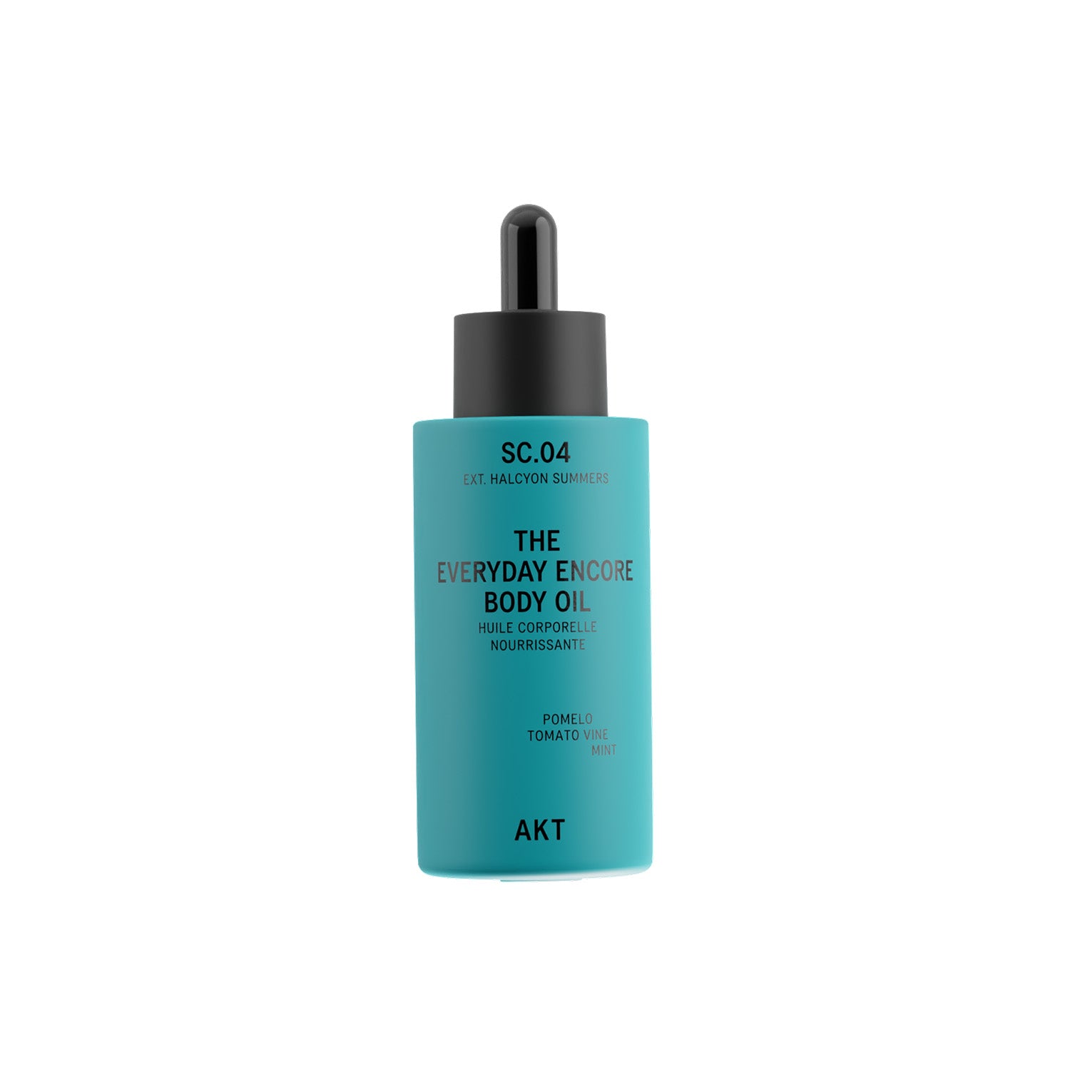AKT The Everyday Encore Body Oil Sc.04 bottle on a white background