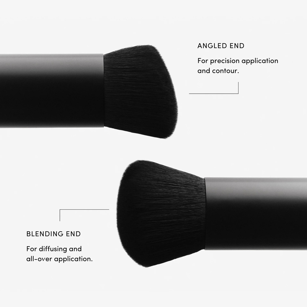 Brush ends with detail text on a white background