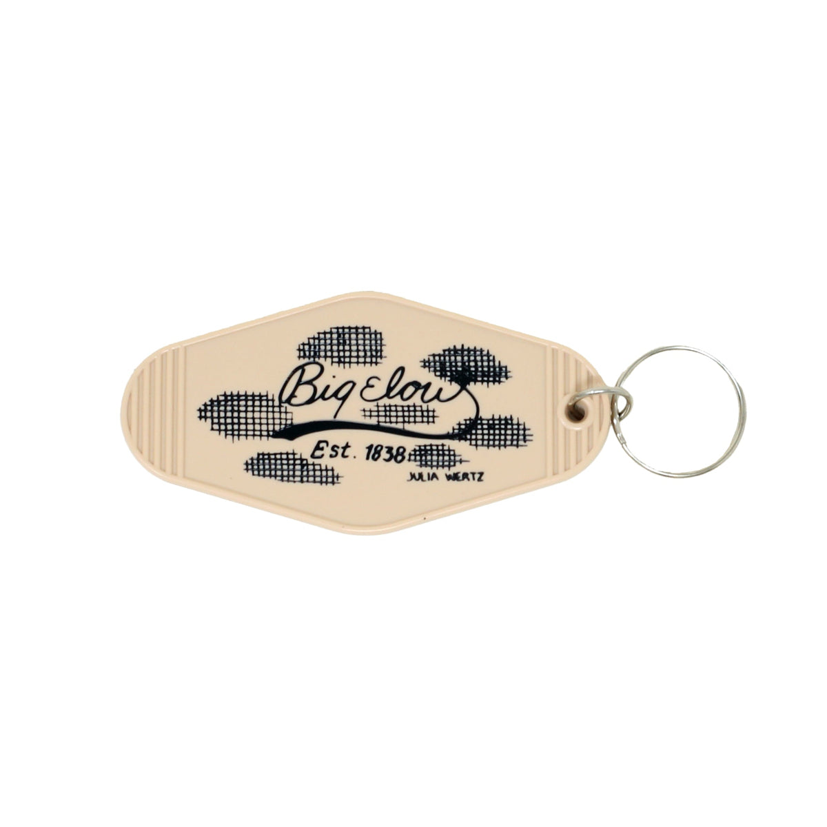 C.O. Bigelow x Julia Wertz Taupe Hotel Key Tag