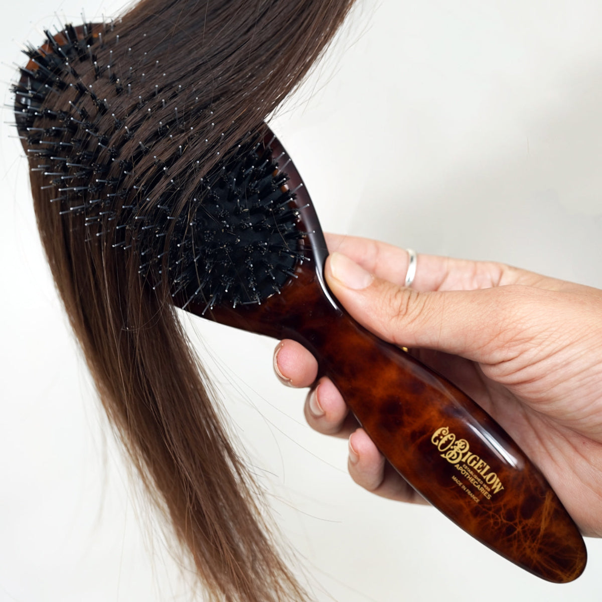 Large Mixed Bristle Hairbrush