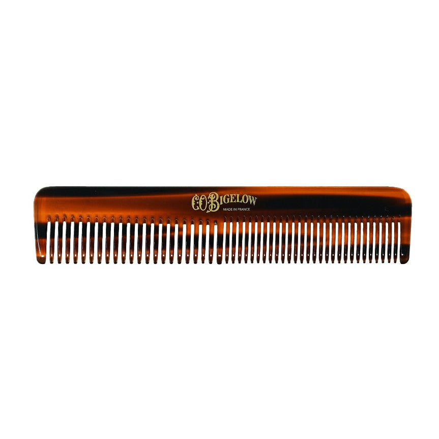 C.O. Bigelow Handmade Acetate Pocket Comb on a white background.