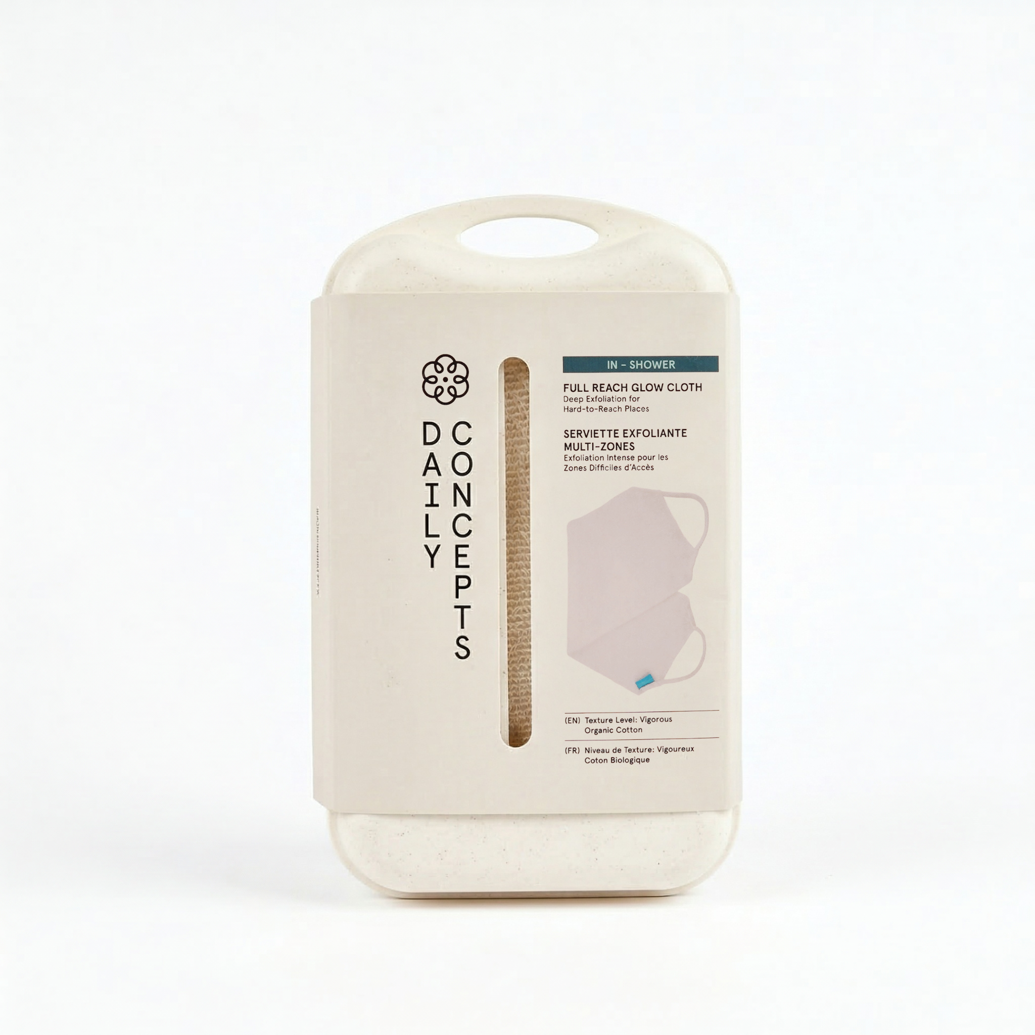 Product packaging with 'Daily Concepts' branding on a white background