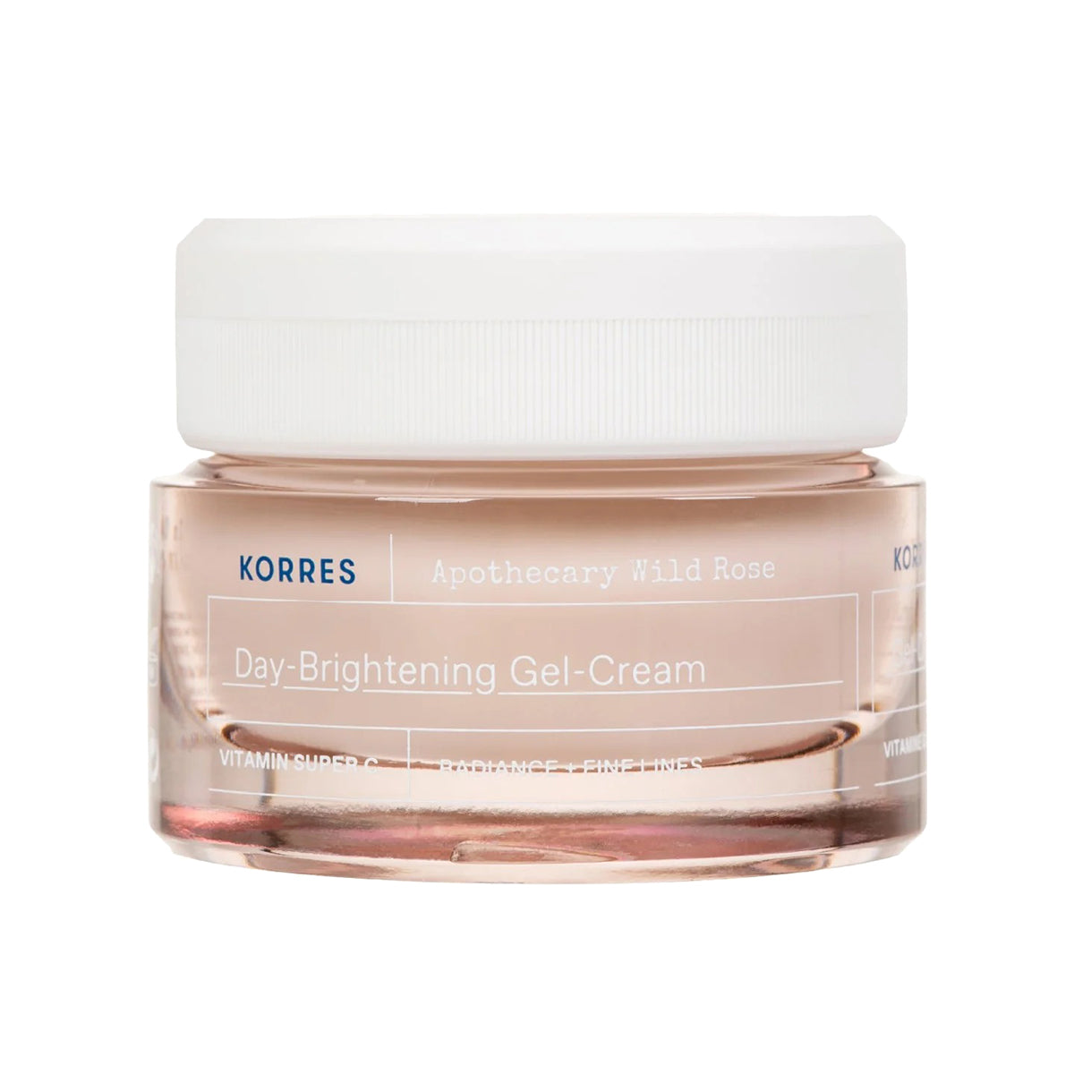 Korres Day-Brightening Gel-Cream jar on a white background