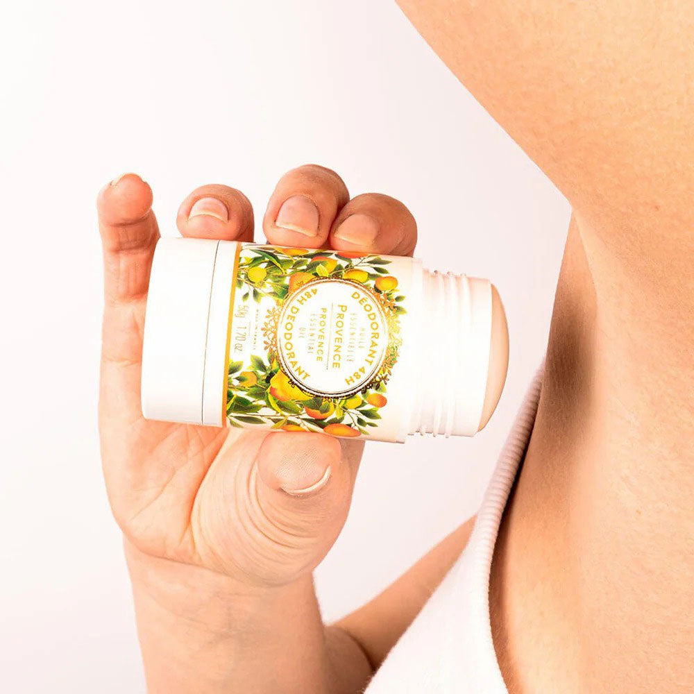 Person applying Panier des Sens Provence Deodorant