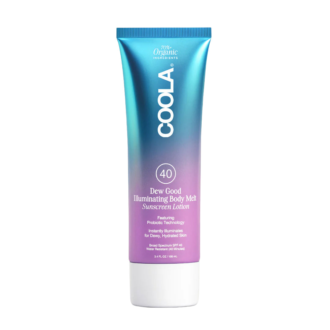 COOLA Dew Good Illuminating Body Melt product on a white background