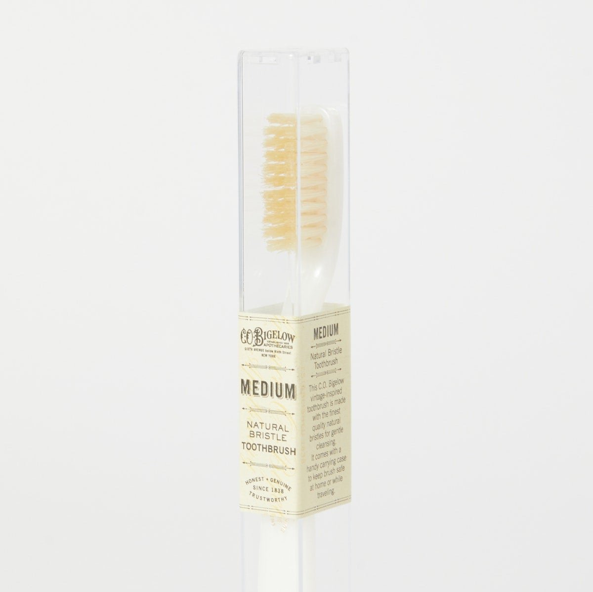 Natural Bristle Toothbrush - Medium Ivory