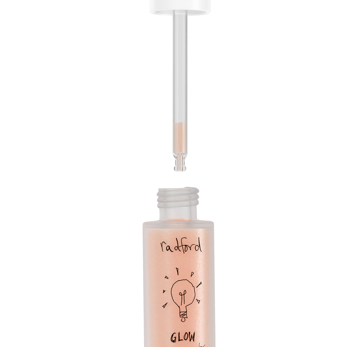 Radford Glow the Illuminator with dropper on a white background