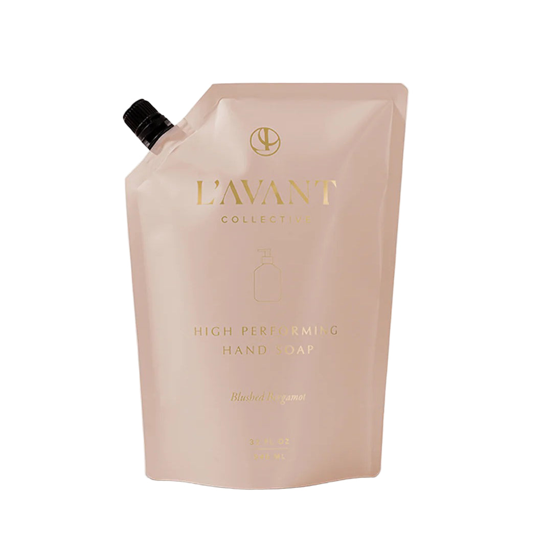 L'Avant high-performing hand soap packaging on a white background