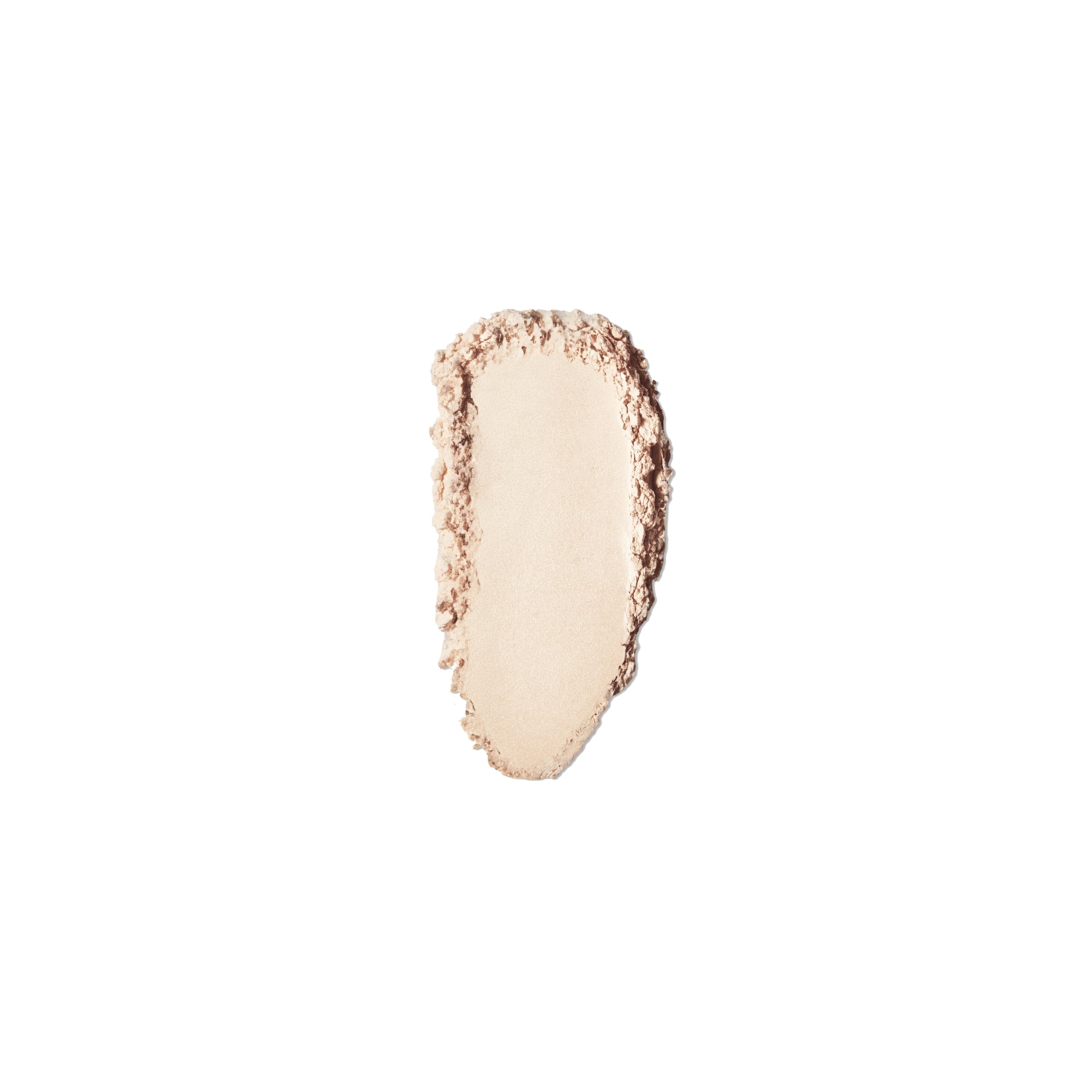 Cosmetic product swatch on a white background