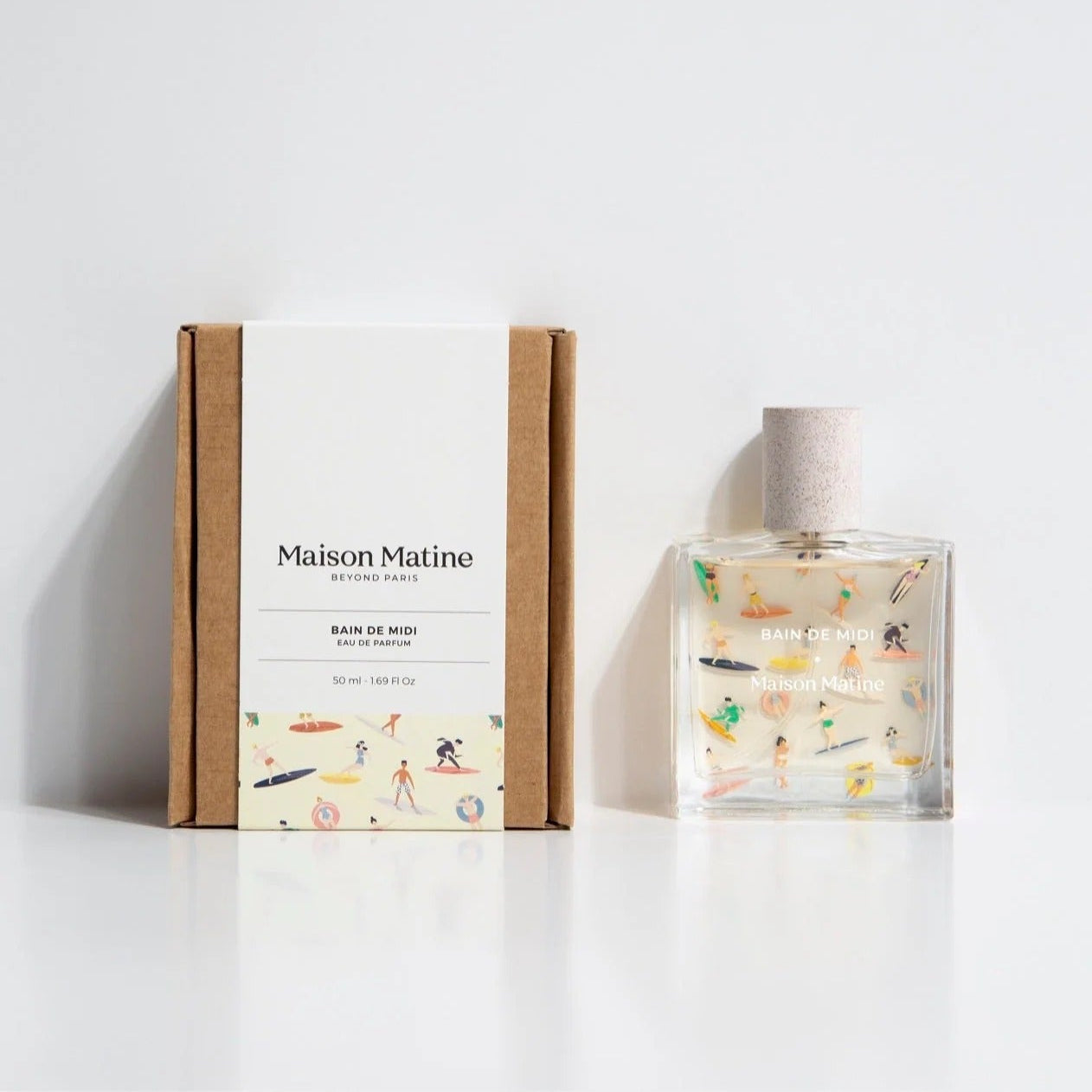Maison Matine perfume bottle and packaging on a white background